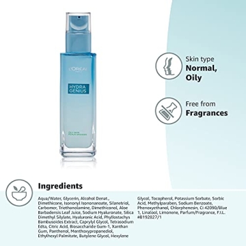 L'Oreal Paris Hydra Genius Oil-Free Moisturizer for Oily Skin