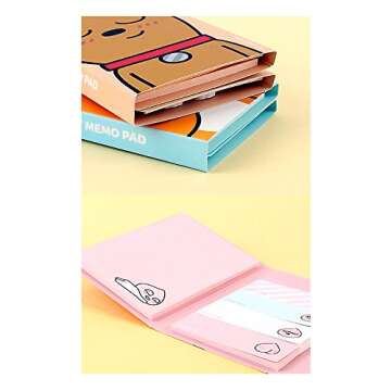 Kakao Friends 4 Sticky Memo Pad - Neo Sticky Memo Pad