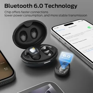 Monster Sleep Ear100: Comfort for Side Sleepers with 32H Battery