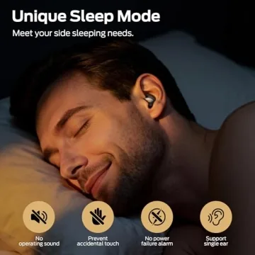 Monster Sleep Ear100: Comfort for Side Sleepers with 32H Battery