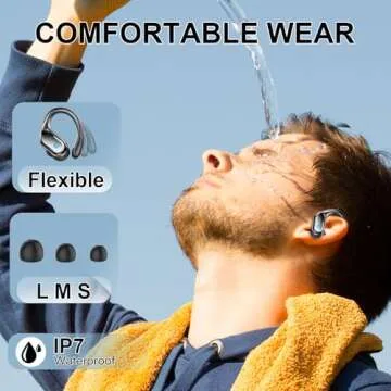 Bluetooth 5.4 Earbuds with 75Hrs Playtime and IPX7 Waterproof