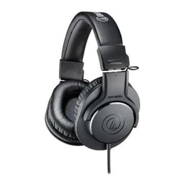 Audio-Technica AT2020 Streaming/Podcasting Studio Microphone Pack with ATH-M20x Headphones, Boom & XLR Cable