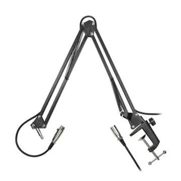 Audio-Technica AT2020 Streaming/Podcasting Studio Microphone Pack with ATH-M20x Headphones, Boom & XLR Cable