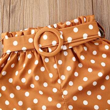 GuliriFei Toddler Girls Summer Floral Shorts Set