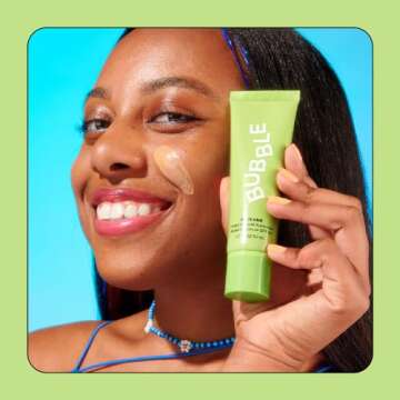 Bubble Skincare Daily Mineral Sunscreen Broad Spectrum SPF 40 - Tinted Sunscreen for Face with Zinc ...