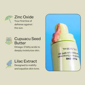 Bubble Skincare Tinted Sunscreen SPF 40 for Glowing Skin