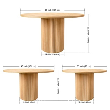 Stylish SIMTONAL Round Dining Table for Your Home