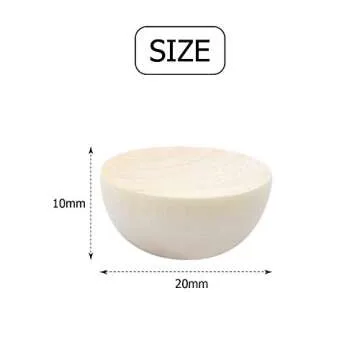 100 Natural Wooden Balls for DIY Arts and Crafts