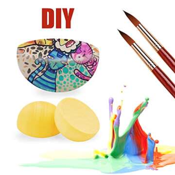 100 Natural Wooden Balls for DIY Arts and Crafts