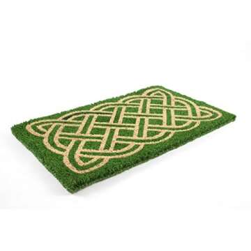 Entryways Handmade Doormat - Celtic Style, Eco-Friendly Design