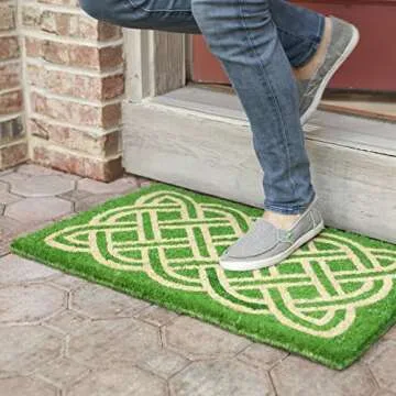 Entryways Handmade Doormat - Celtic Style, Eco-Friendly Design