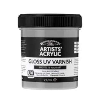 Winsor & Newton Professional Acrylic Medium, Gloss UV Varnish, 225ml (7.6-oz)
