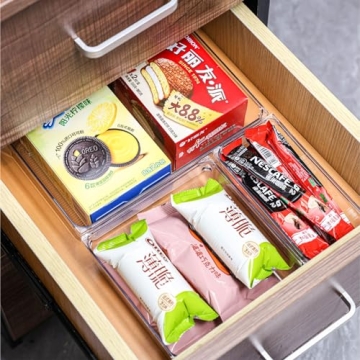 Organize Anything with 25 Pcs Clear Drawer Set