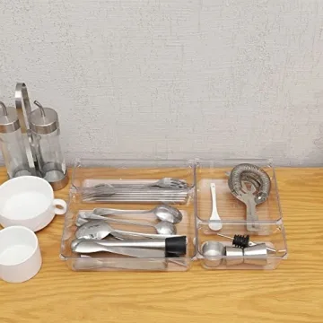 Organize Anything with 25 Pcs Clear Drawer Set