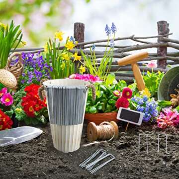 Whonline 300pcs 6 Inch Landscape Staples for Gardens