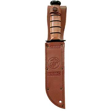 KA-BAR USMC Full Size Fighting Knife for Outdoor Use