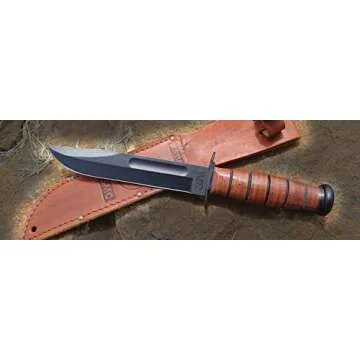 KA-BAR USMC Full Size Fighting Knife for Outdoor Use