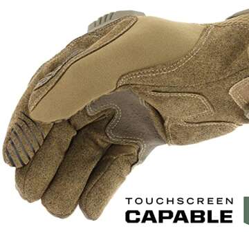 Mechanix Wear: M-Pact Tactical Gloves with Secure Fit, Touchscreen Capable Safety Gloves for Men, Wo...
