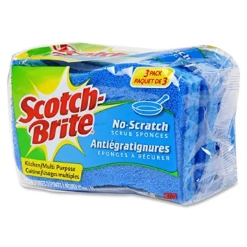 Scotch-Brite No Scratch Scrub Sponges for Gentle Cleaning