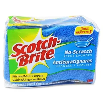Scotch-Brite No Scratch Scrub Sponges for Gentle Cleaning