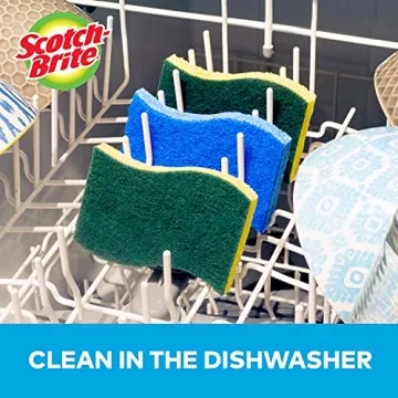 Scotch-Brite No Scratch Scrub Sponges for Gentle Cleaning