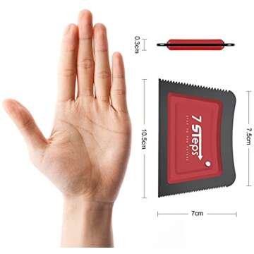 7 Steps - Mini Pet Hair Lint Fur Remover Detailer - Dog Cat Hair Remover - Auto Detailing Car Carpet...