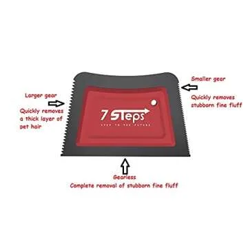 Mini Pet Hair Remover for Cars and Furniture - Lint Fur Tool