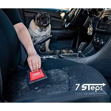 Mini Pet Hair Remover for Cars and Furniture - Lint Fur Tool