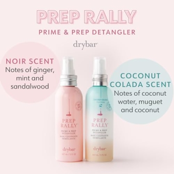 Drybar Prep Rally Prime & Prep Detangler Noir Scent - Full Size | Nourishes Hair, Detangles with Ease, Leaves Hair Soft & Manageable, Protects Hair, Cruelty Free