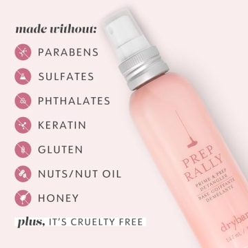 Drybar Prep Rally Prime & Prep Detangler Noir Scent - Full Size | Nourishes Hair, Detangles with Ease, Leaves Hair Soft & Manageable, Protects Hair, Cruelty Free