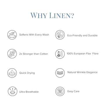 Elegant 100% Pure Linen Napkins Set of 4 for Every Occasion