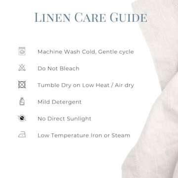 Elegant 100% Pure Linen Napkins Set of 4 for Every Occasion