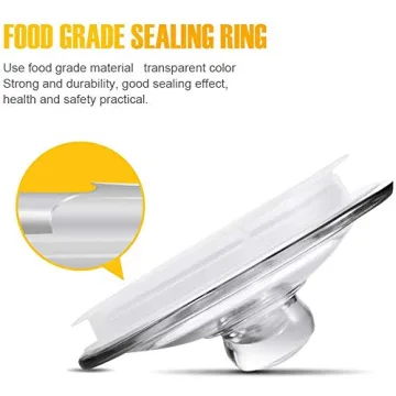 MASTERTOP 1 Gallon Airtight Glass Storage Jar with Lid