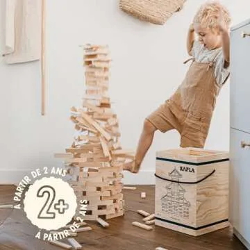 KAPLA Wooden Building Set - 280 Eco-Friendly Planks