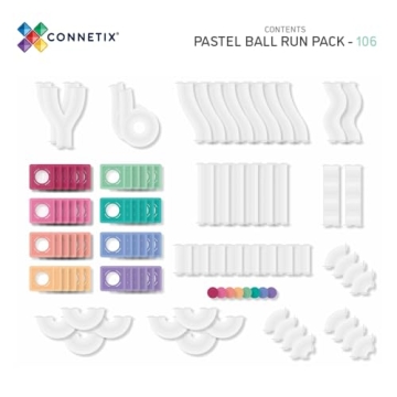 CONNETIX Ball Run Pack - 106 Pieces of Fun