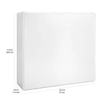 Organize Effectively with Heavy Duty Binders - 2 Pack