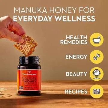 Wedderspoon Premium Manuka Honey KFactor 16, 8.8 Oz