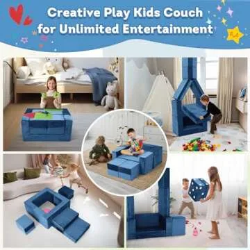 Modular Kids Couch Sofa - Perfect for Play and Creativity