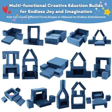 Modular Kids Couch Sofa - Perfect for Play and Creativity