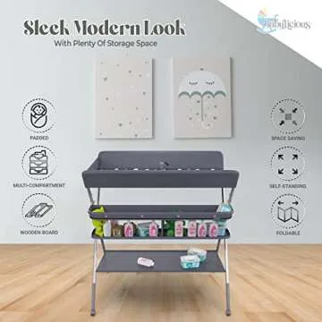 Babylicious Portable Changing Table for Easy Diaper Changes
