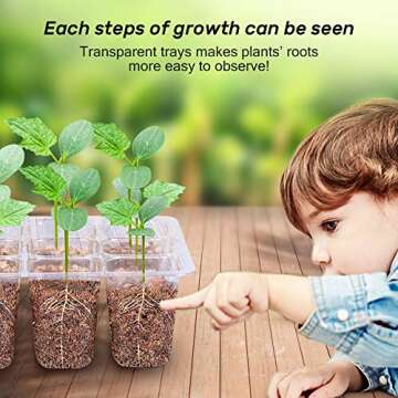 Bonviee Seed Starter Tray Kit for Fast Germination