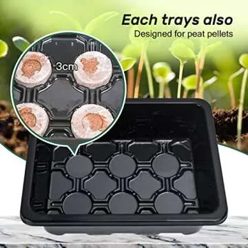 Bonviee Seed Starter Tray Kit for Fast Germination