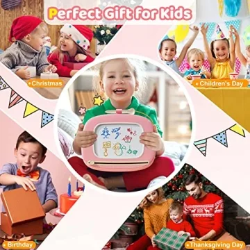 Kikidex Magnetic Drawing Board for Kids 1-3