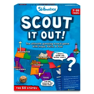 Skillmatics Board Game - Scout It Out! Educational Trivia Game for Families, Ages 7+