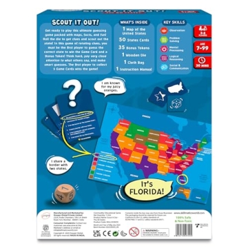 Skillmatics Scout It Out Board Game for All Ages