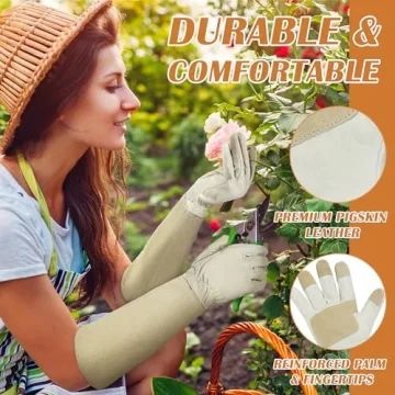 HANDLANDY Rose Pruning Gloves for Comfortable Gardening