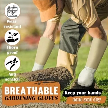 HANDLANDY Rose Pruning Gloves for Comfortable Gardening