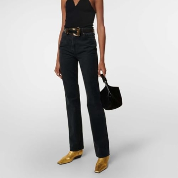 Miss Left Women's Stylish Square Toe Low Heel Ankle Booties