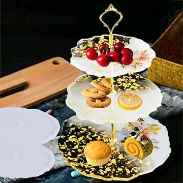 ETSAMOR 3PCS Silicone Resin Molds for Crafting Coasters