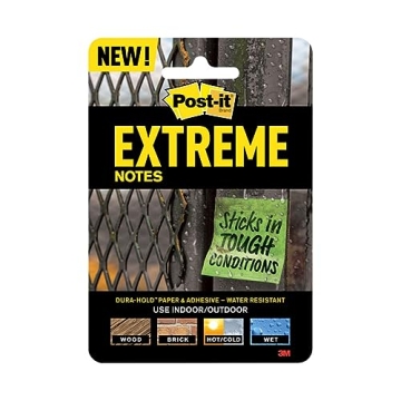 Post-it Extreme Notes - Durable Outdoor Sticky Notes